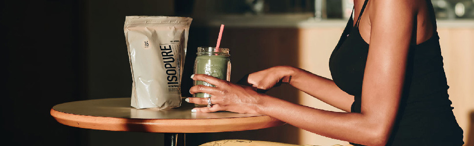 isopure Zero Carb 100% Whey Protein Isolate Powder with 25gm Protein per serve - 1 lb, 454 g Unflavoured