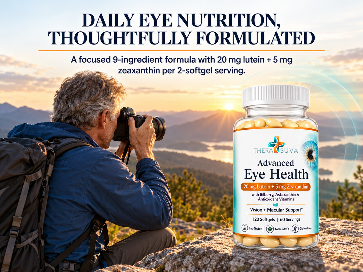 Advanced Eye Health Supplement, 120 Veggie Softgels, 2 Month Supply