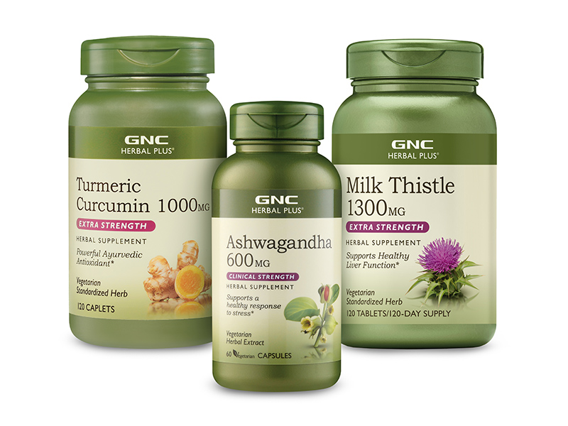 GNC Herbal Plus Triple Ginsa Supplement, Supports Vitality, 100 Servings
