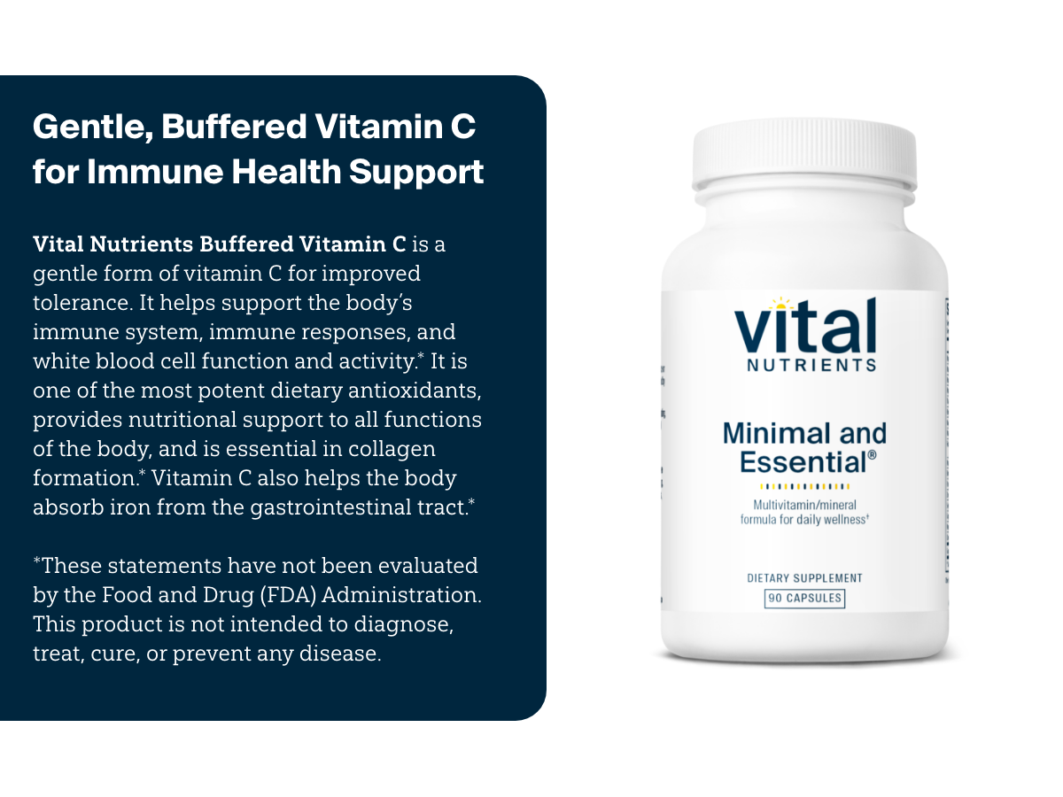 Vital Nutrients Minimal and Essential Multivitamin, 90 Capsules