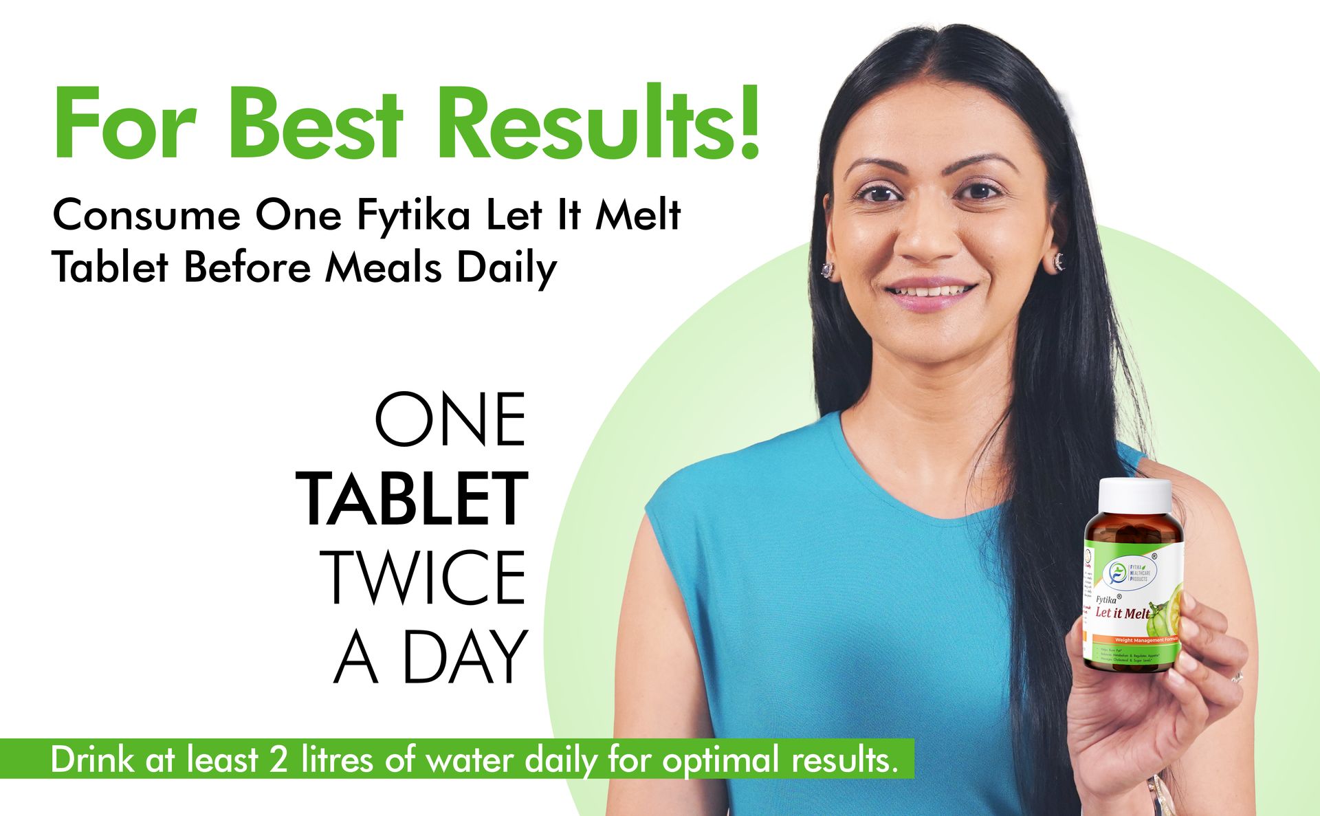 Fytika Let it Melt Weight Management - 60 Tabs | Garcinia Combogia, Green Coffee, Triphala, Kali Jeeri| Healthy Weight Support| for Men & Women Net