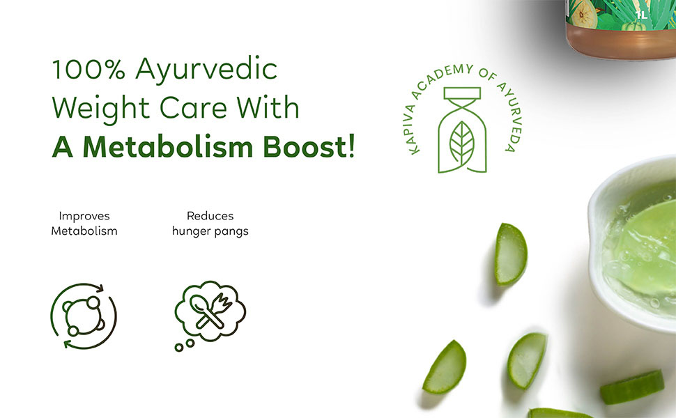 Kapiva Aloe Vera + Garcinia Juice | Garcinia Cambogia for Weight Management and Detox | No Added Sugar (1L)