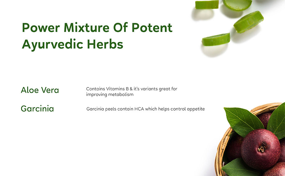 Kapiva Aloe Vera + Garcinia Juice | Garcinia Cambogia for Weight Management and Detox | No Added Sugar (1L)
