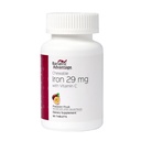 Bariatric Advantage Chewable Iron 29 mg - for Bariatric Surgery Patients - Iron with Vitamin C - No Iron Taste - Ferrous Fumarate & Carbonyl Iron Supplement - Passion Fruit - 90 Count
