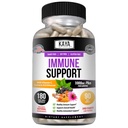 Kaya Naturals Elderberry Immune Support with Zinc and Vitamin C for Adults, Probiotics & Turmeric 1000mg Immune System Booster Sambucus Elderberry Capsules - 180 Count