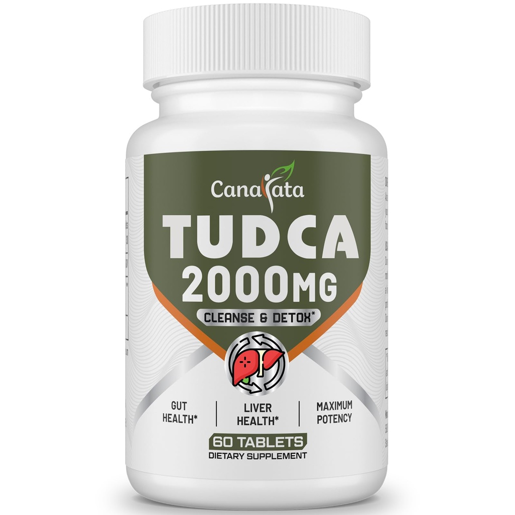 TUDCA Liver Supplements 2000mg - Strong Bile Salts Support Liver Detox & Cleanse - Liver and Gallbladder Health Formula-Easy to Swallow Tablets-30 Days Supply