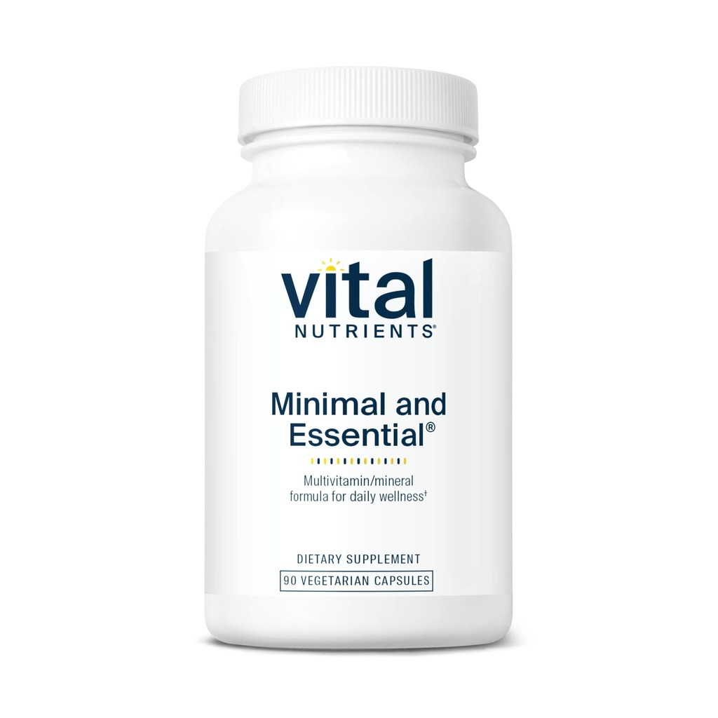 Vital Nutrients Minimal and Essential Multivitamin, 90 Capsules