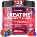 Creatine Monohydrate Gummies for Men & Women with L-Carnitine & Taurine
