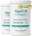 ALGAECAL Collagen Peptides Powder – Multi Collagen Peptides with VERISOL®, FORTIGEL®, UC-II®, FORTIBONE®, Hydrolyzed Collagen for Women & Men, Type 2 Collagen, 30 Servings (2 Packs)