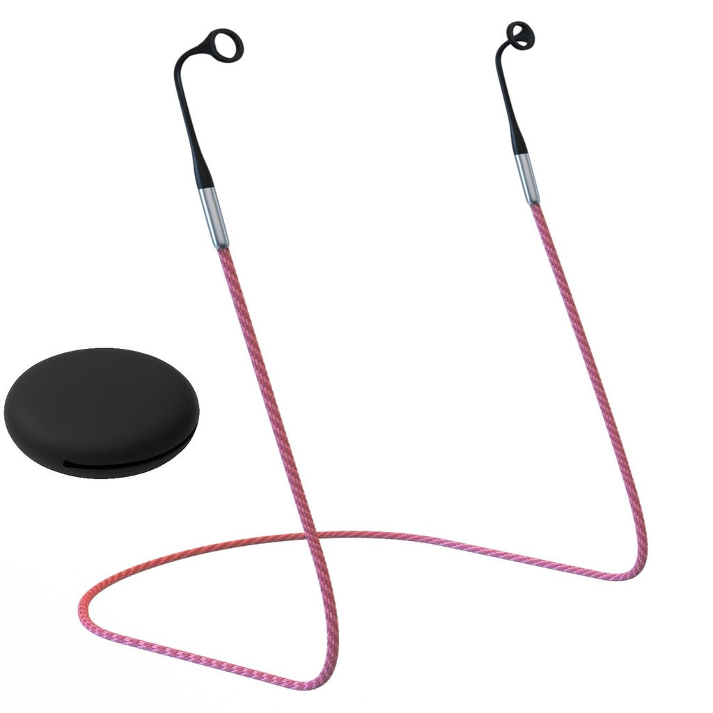 Magnetic Connector Cord Compatible with Loop Earplugs Quiet/Engage/Experience, Storing Case Included, Magnetic Tug-Resistant Safety Lanyard Accessories (Speckled Pink 1-Pack, One Size)