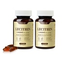 Sunflower Lecithin 2400 mg 180 Softgels Rich in Phosphatidyl Choline