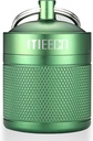 Keychain Pill Holder, Box, Aluminum, Waterproof Container, Pill Organizer for Outdoor Travel Camping，Size: 1.6 x 1.6 x 2 in (Green)