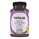 Twinlab Stress B-Complex Caps - Energy Support Supplement with Vitamin B12 and B6-100 Capsules