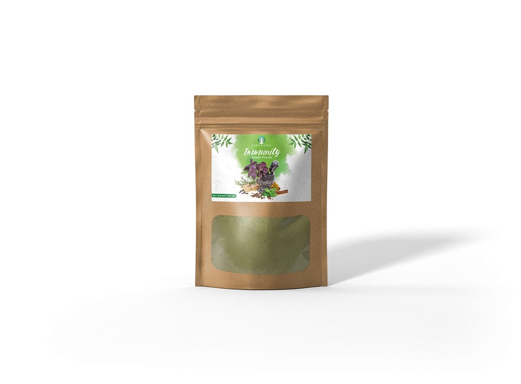 AYURVEDASHREE Immunity Kwath 100 Gm with Natural Herbs Giloy Ashwagandha Mulethi, Kadha, Kaadha 100 Gm