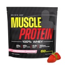 COLOSSAL LABS Muscle Protein Whey Powder [5 lbs/Pack of 1]– Cold Filtered, 25g Pure Protein, 6.6g BCAAs (Packaging May Vary) (5LB, Strawberry)