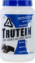 Body Nutrition Trutein High Protein Powder: 45% Whey, 45% Casein, 10% Egg White Protein Shake Mix, Gluten-Free, Low Sodium, Low Carb Protein Supplement Powder for Men & Women, Chocolate, 2lb