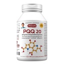 ANDREW LESSMAN PQQ 20mg - 240 Capsules - 20mg Pyrroloquinoline Quinone, Natural Protective Compound Supports Vital Organs, Heart, Brain, Liver, Immune System. Mitochondrial Biogenesis, No Additives