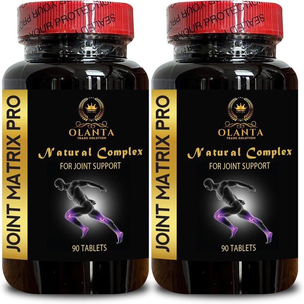 Joint Matrix PRO Complex - Supports Joint, Knees, Cartilage for Men & Women, Natural Glucosamine Chondroitin with MSM - Hip & Joint - 2 Bottles