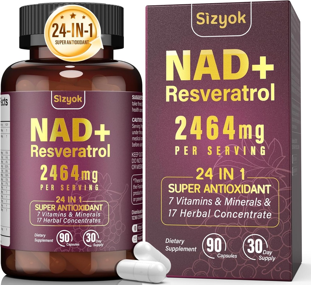 NAD Supplement, Liposomal NAD+ Supplement with Resveratrol, NAD Resveratrol Supplement - Boost NAD+ for Aging Defense, Energy, Focus - Ultra Antioxidant Capsules，167