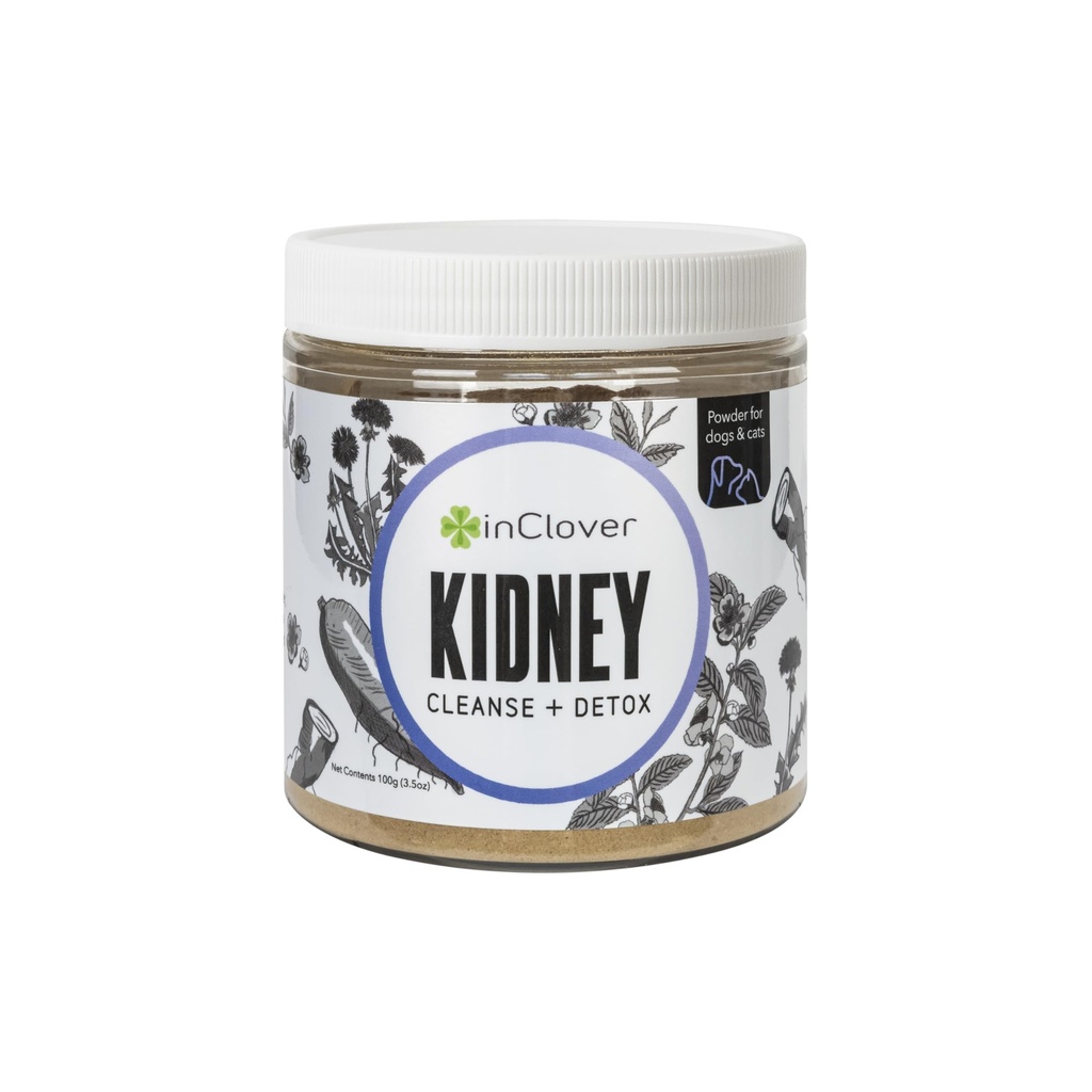 InClover Kidney – Bladder and Urinary Health Supplement for Dogs & Cats - with Resveratrol (Found in Cranberries), L-Carnitine & D-Mannose – Supports a Healthy Urinary Tract and Optimal Renal Function