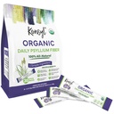 Konsyl USDA Organic Psyllium Husk Powder - 5g Sticks, 30 Pack - Natural Unflavored Soluble Dietary Fiber Supplement - Fiber Prebiotic for Digestive Support and Gut Health - Sugar Free, Keto & Vegan