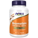 NOW Foods Supplements, Bromelain (Natural Proteolytic Enzyme) 2,400 GDU/g - 500 mg, Natural Proteolytic Enzyme*, 120 Veg Capsules