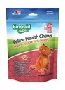 Emerald Pet Feline Health Chews UT Support — Natural Grain Free Urinary Tract Health Cat Chews — Cat Urinary Supplements with Cranberry, Chicory Root, and Dandelion Leaf Extract — Made in USA, 2.5 oz