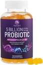 Probiotic Gummies - 6 Premium Probiotic Strains - Daily Gut Health Pro Biotic Gummy Supplement for Women, Men & Teens, Natural Digestive Health Support, “Good” Gut & Immune Support - 120 Gummies