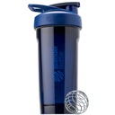 BlenderBottle Sport Tritan Shaker Bottle with Wire Whisk, Protein Shakes & Hydration for Athletes & Fitness Enthusiasts, Easy Mixing, Durable & Lightweight, Lockable Lid, 28-Ounce, Blue