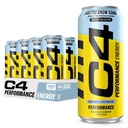 C4 Carbonated Zero Sugar Energy Pre Workout Drink + Beta Alanine, (NEW) Sparkling Arctic Snow Cone, 16 Fl Oz, Pack of 12