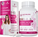 Boric Acid Suppositories for Women - Vaginal Pills - Promotes Vaginal pH Balance, Healthy Flora, Odor Control – Made in The USA - 600mg, 30 Count