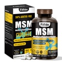 MSM Capsules 1000mg – 99.9% Pure Organic Sulfur for Joint Comfort, Hair, Skin & Nails, Stearate-Free, No Fillers, Third-Party Tested, Non-GMO, Gluten Free (180 Capsules)