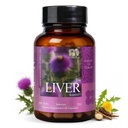 Liver Cleanse Detox & Repair Milk Thistle Supplement with Silymarin, Choline & Dandelion Root - Supports Liver Health & Digestive Wellness - 60 Vegetarian Capsules