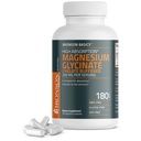 Bronson Magnesium Glycinate 200mg High Absorption Chelated Buffered Gentle On The Stomach Non-GMO, 180 Vegetarian Capsules