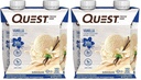 Quest Nutrition Protein Shake, Vanilla, High Protein, Low Carb, Gluten Free, Keto Friendly, 11 Fl. Oz, 4 Count (Pack of 2)