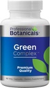 Professional Botanicals Green Complex - Vegan Non GMO Organic Spirulina Algae, Organic Barley Grass Eleuthero, Cordyceps, Rhodiola Rosea, Reishi, Ashwagandha Superfood Supplement - 90 Vegetarian Caps
