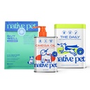 Native Pet Daily Wellness Bundle – 11-in-1 Dog Vitamins and Supplements, Omega 3 Fish Oil for Dogs & Clean Breath Dog Dental Powder – Supports Gut Health, Joints, Skin, Coat, Dental Care, Heart Health
