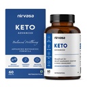 Nirvasa KETO Advanced Tablets (60 Tabs) with Garcinia Cambogia & Green Coffee Extract | Supports Weight Loss, Fat Burning & Ketosis | Boosts Energy & Metabolism | Natural Keto Supplement – Pack of 1