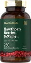 Tahoe Nutritionals Hawthorn Berry Supplement | 1695mg per Serving | 250 Capsules | Non-GMO, Gluten Free Extract