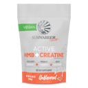Sunwarrior Creatine HMB Monohydrate Powder Muscle Recovery, 240g Pre Workout Supplement for Men & Women, Micronized Leucine Recovery Supplement Unflavored 30 Servings