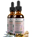Rejuvica Health Balanced Femme - Menopause Support for Hot Flashes & Female Balance - Liquid Delivery for Better Absorption - Black Cohosh, Dong Quai, Vitex, Maca Root & More!