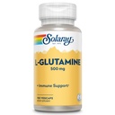 SOLARAY L Glutamine Capsules 500 mg - Immune Support Supplement - Free Amino Acid - Lab Verified, 100 Servings, 100 VegCaps