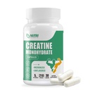 Creatine Monohydrate Capsules, Pure Creatine Pills Micronized for Enhanced Workout and Muscle Growth for Men and Women, 3rd Party Tested, Easy Absorption, Non-GMO, Unflavored - 210 Capsules