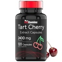 Tart Cherry Capsules (2400 MG - 120 Count) | From Montmorency Cherry Extract | Provides Antioxidants, Anthocyanins, & Phytonutrients | Tart Cherry For Sleep and More! | Non-GMO, Made in the USA!