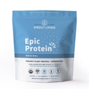 Sprout Living Plant Based Protein & Superfoods Powder, Original, Unflavored | Organic Protein Powder, Vegan, Non Dairy, Non-GMO, Gluten Free, Sugar Free, Perfect Keto Drink Mix (5 lb)