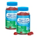 Digestive Advantage Prebiotic Fiber Supplement Strawberry Flavor Gummies with Probiotics for Women & Men Digestive Health, Adults Regularity and Gut Health, 60 Count (2 Pack)