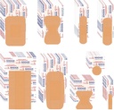 VAIPI 880 Pack Bandages Variety Pack Waterproof Fingertips Bandages Various Sizes First Aid Supplies Assorted Adhesive Fabric Bandage Bulk Breathable Butterfly Bandage for Wound Care (9 Styles)