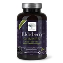 NEW NORDIC Elderberry Vegan Gummies, Sugar Free Chewable Immune Support with Vitamin C for Adults and Kids 4+, No Artificial Colors or Flavors, 60 Count (Pack of 1)