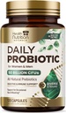 Probiotics 50 Billion CFU per Serving - 10 Strains + Prebiotics - Digestive Health, Gut & Immune Support - Occasional Constipation, Gas & Bloating Support for Women & Men, Bottled USA - 120 Capsules