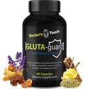 Doctor's Touch Liposomal Glutathione Supplement - Easy-to-Swallow Glutathione Capsules for Energy, Brain Support and Skin Health - Pure Maximum Absorption Glutathione Liposomal Supplement